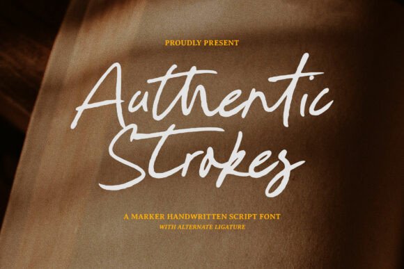 Authentic Strokes: The Font That Elevates Your Brand