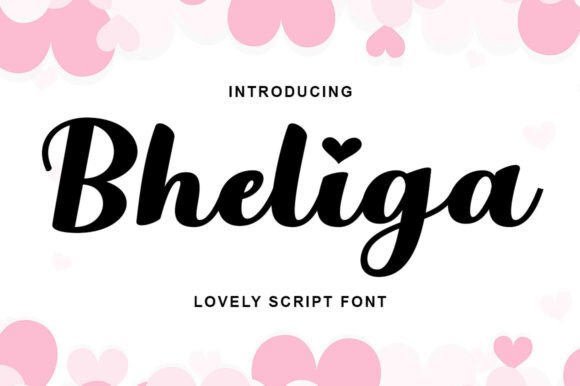 Bheliga: A Script Font for Elegant Web Design
