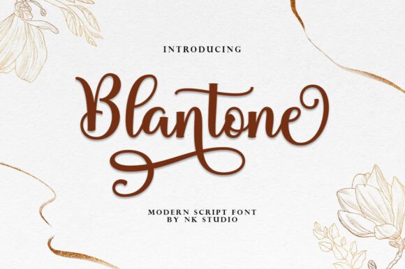 Blantone: A Script Font That Breathes Life Into Your Creations