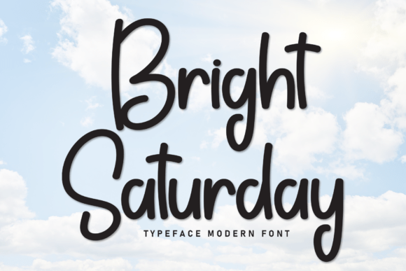 Bright Saturday: A Friendly Font for Branding Projects