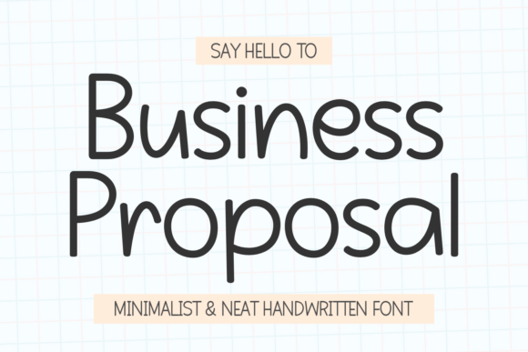 Business Proposal: The Font That Speaks Your Brand’s Language