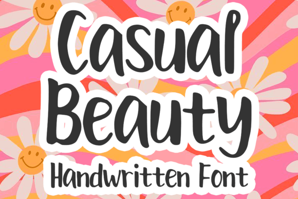 Casual Beauty Font for Crafters and Designers