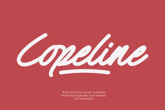 Copeline: A Script Font for Editorial Elegance
