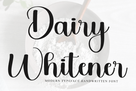 Dairy Whitener: A Festive Script for Editorial Magic