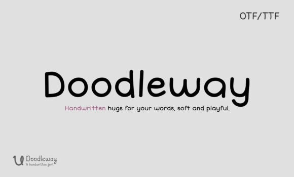 Doodleway: A Handwritten Font That Breathes Life Into Branding