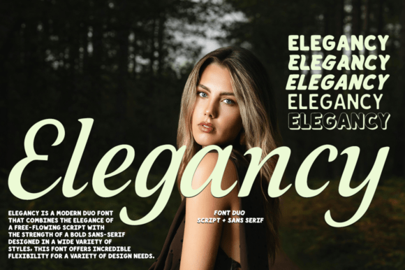 Elegancy: A Versatile Font for Digital Design