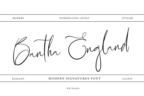 Font Choice That Speaks Volumes: Bantha England in Action