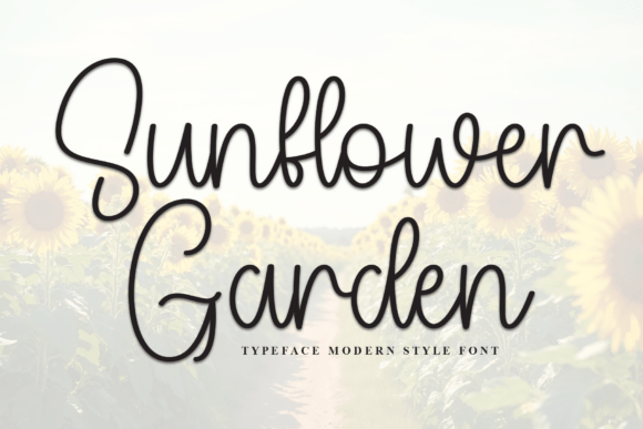 Font That Speaks Volumes: Sunflower Garden for Digital Marketers