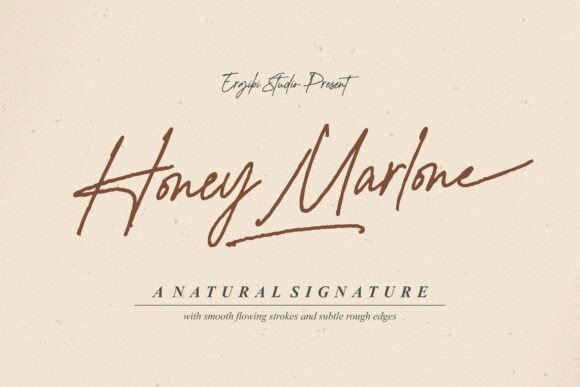 Honey Marlone: A Warm Script Font for Digital Design