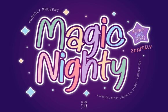 Magic Nighty: A Font That Breathes Life Into Your Creations