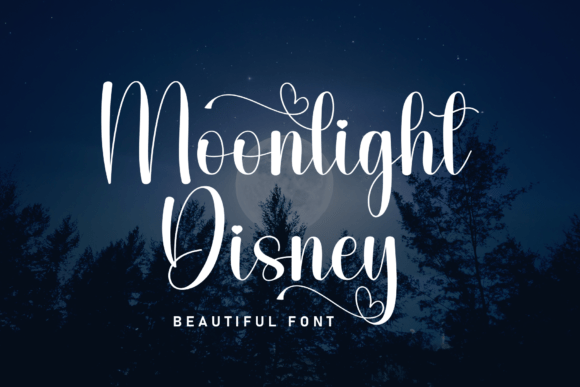 Moonlight Disney: A Script Font for Editorial Elegance