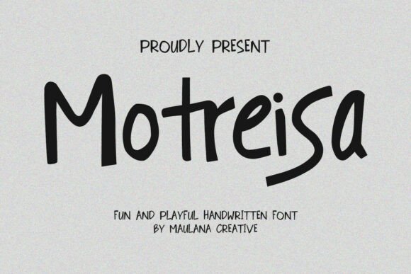 Motreisa: A Playful Font for Digital Branding and Web Design