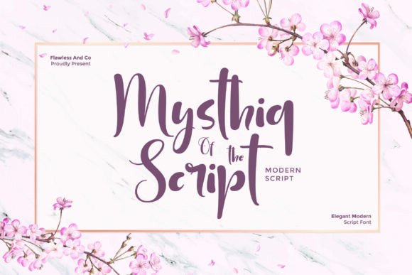 Mysthiq: A Script Font for the Discerning Designer