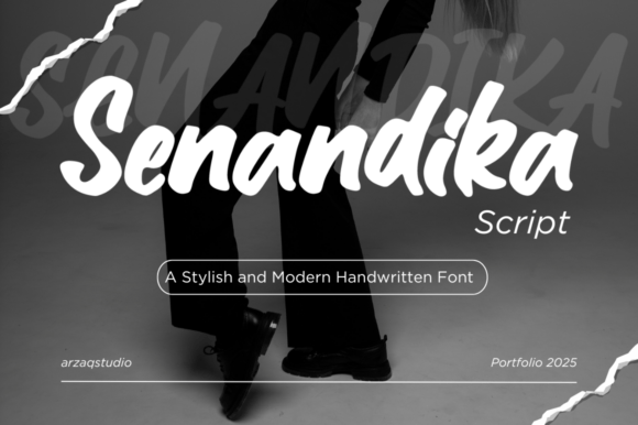 Senandikascript: A Script Font with Character