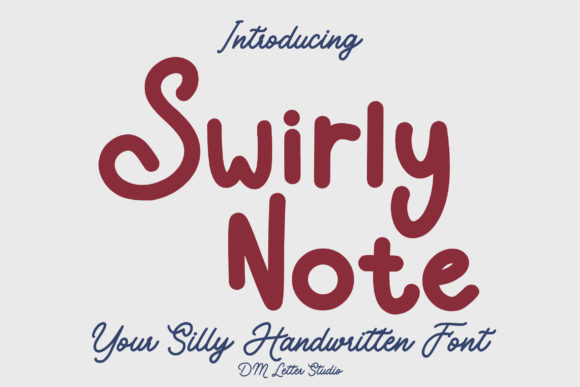 Swirly Note: The Font That Elevates Your Brand
