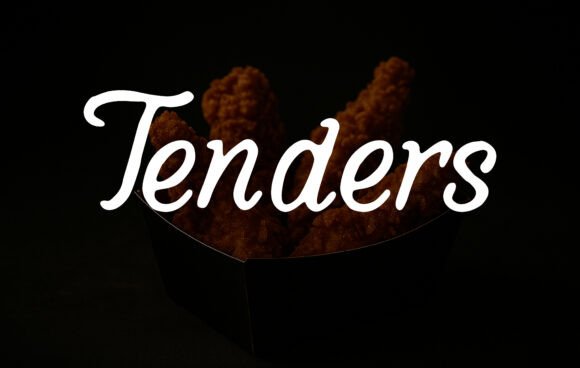 Tenders: A Font That Elevates Your Brand