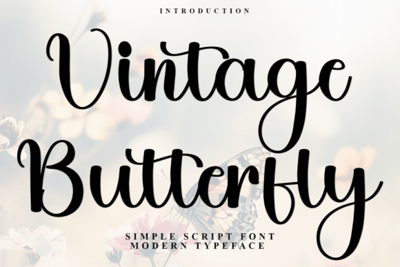 Vintage Butterfly Font Review